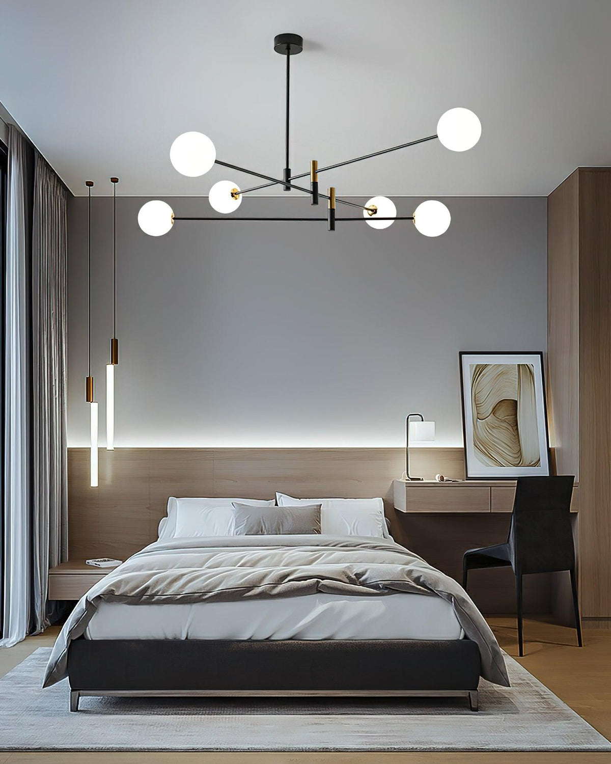 octagonal-ball-chandelier