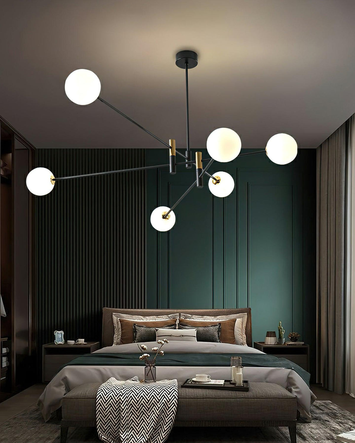 octagonal-ball-chandelier