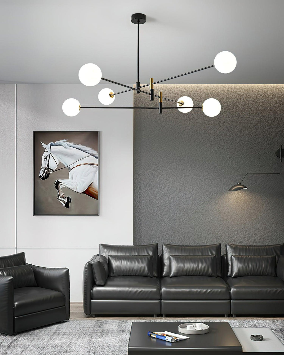 octagonal-ball-chandelier