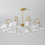 Octagonal Glass Bowl Chandelier