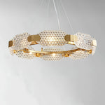 Octagonal Glass Chandelier