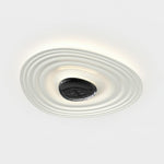 Odeon Modern LED Ceiling Light in Black and White for Living Spaces