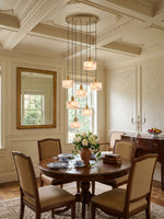 Odyssey Alabaster Pendant Light – Natural Stone & Brass Modern Hanging Lamp