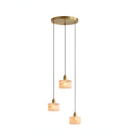 Odyssey Alabaster Pendant Light – Natural Stone & Brass Modern Hanging Lamp