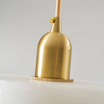 Odyssey Alabaster Pendant Light – Natural Stone & Brass Modern Hanging Lamp
