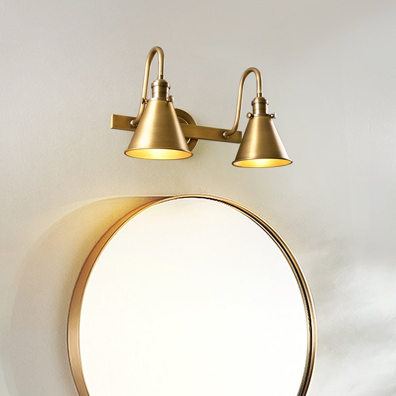 Oliver Wall Sconce in Gold Metal – Modern Minimalist Wall Light for Bedroom, Living Room, Hallway