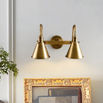 Oliver Wall Sconce in Gold Metal – Modern Minimalist Wall Light for Bedroom, Living Room, Hallway