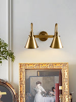 Oliver Wall Sconce in Gold Metal – Modern Minimalist Wall Light for Bedroom, Living Room, Hallway