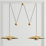 Onos Pendant Light – Adjustable Modern Brass & Chrome Ceiling Lamp