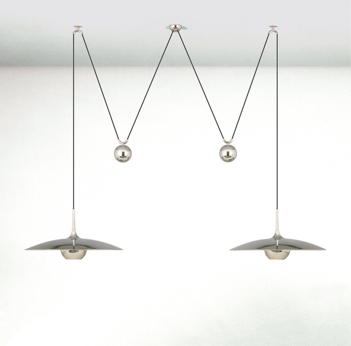 Onos Pendant Light – Adjustable Modern Brass & Chrome Ceiling Lamp