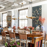 Onos Pendant Light – Adjustable Modern Brass & Chrome Ceiling Lamp