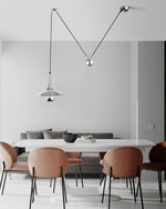 Onos Pendant Light – Adjustable Modern Brass & Chrome Ceiling Lamp