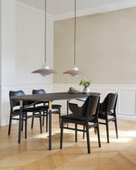 Opal Shade Pendant Light – Modern Glass & Metal Hanging Lamp for Dining Room
