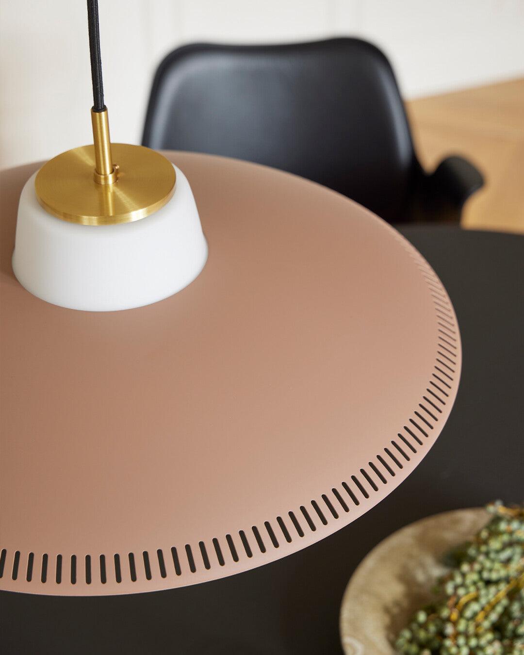 Opal Shade Pendant Light – Modern Glass & Metal Hanging Lamp for Dining Room