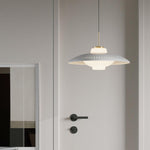 Opal Shade Pendant Light – Modern Glass & Metal Hanging Lamp for Dining Room