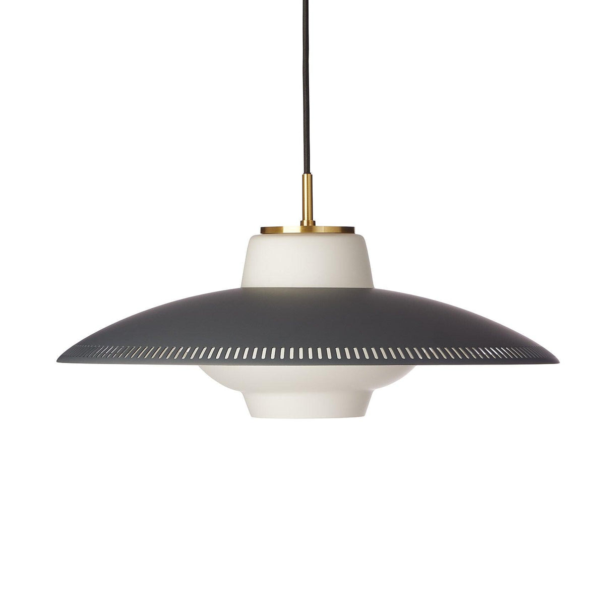 Opal Shade Pendant Light – Modern Glass & Metal Hanging Lamp for Dining Room