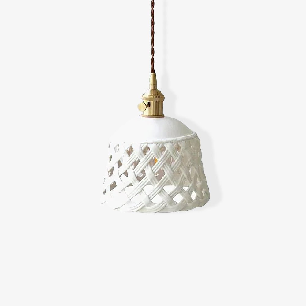 Openwork Ceramic Lamp