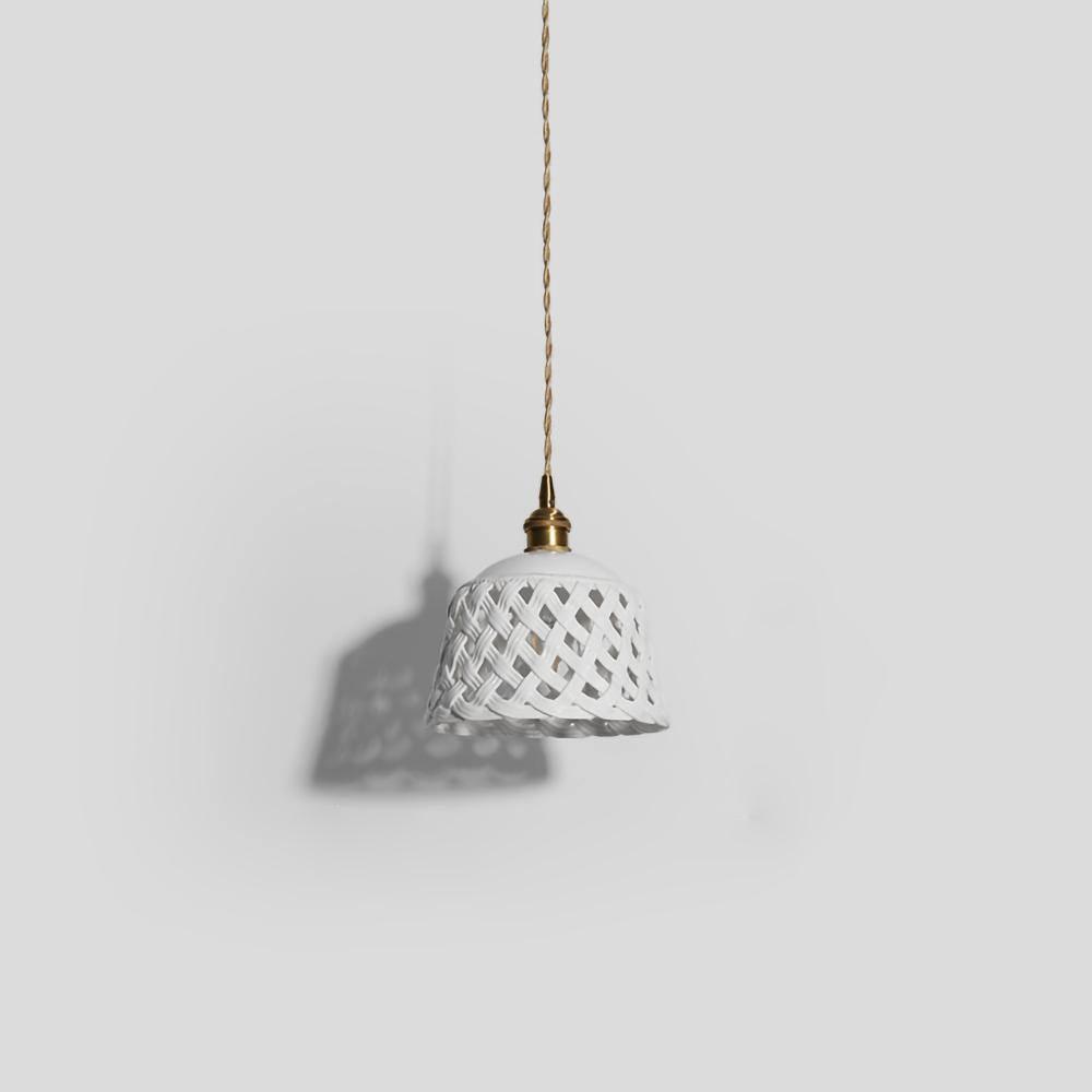 Openwork Ceramic Lamp