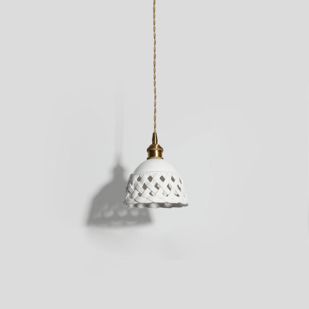 Openwork Ceramic Lamp