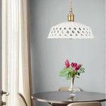 Openwork Ceramic Lamp