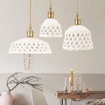 Openwork Ceramic Lamp
