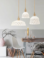 Openwork Ceramic Lamp