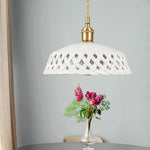 Openwork Ceramic Lamp