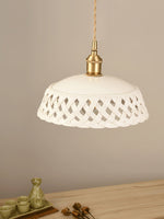 Openwork Ceramic Lamp