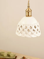 Openwork Ceramic Lamp