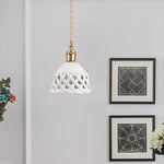 Openwork Ceramic Lamp