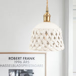 Openwork Ceramic Lamp