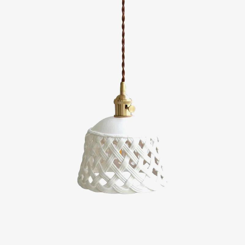 Openwork Ceramic Lamp
