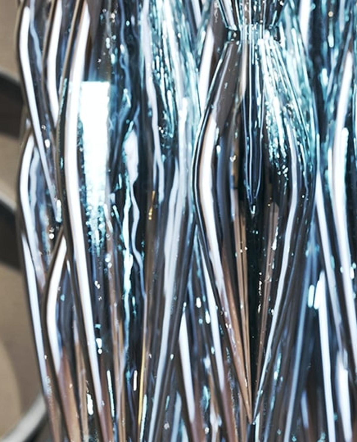 Opera Handblown Glass Linear Chandelier for Modern Interiors