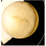 Ophela Alabaster Wall Sconce in Brushed Brass | Modern Bedroom Lighting