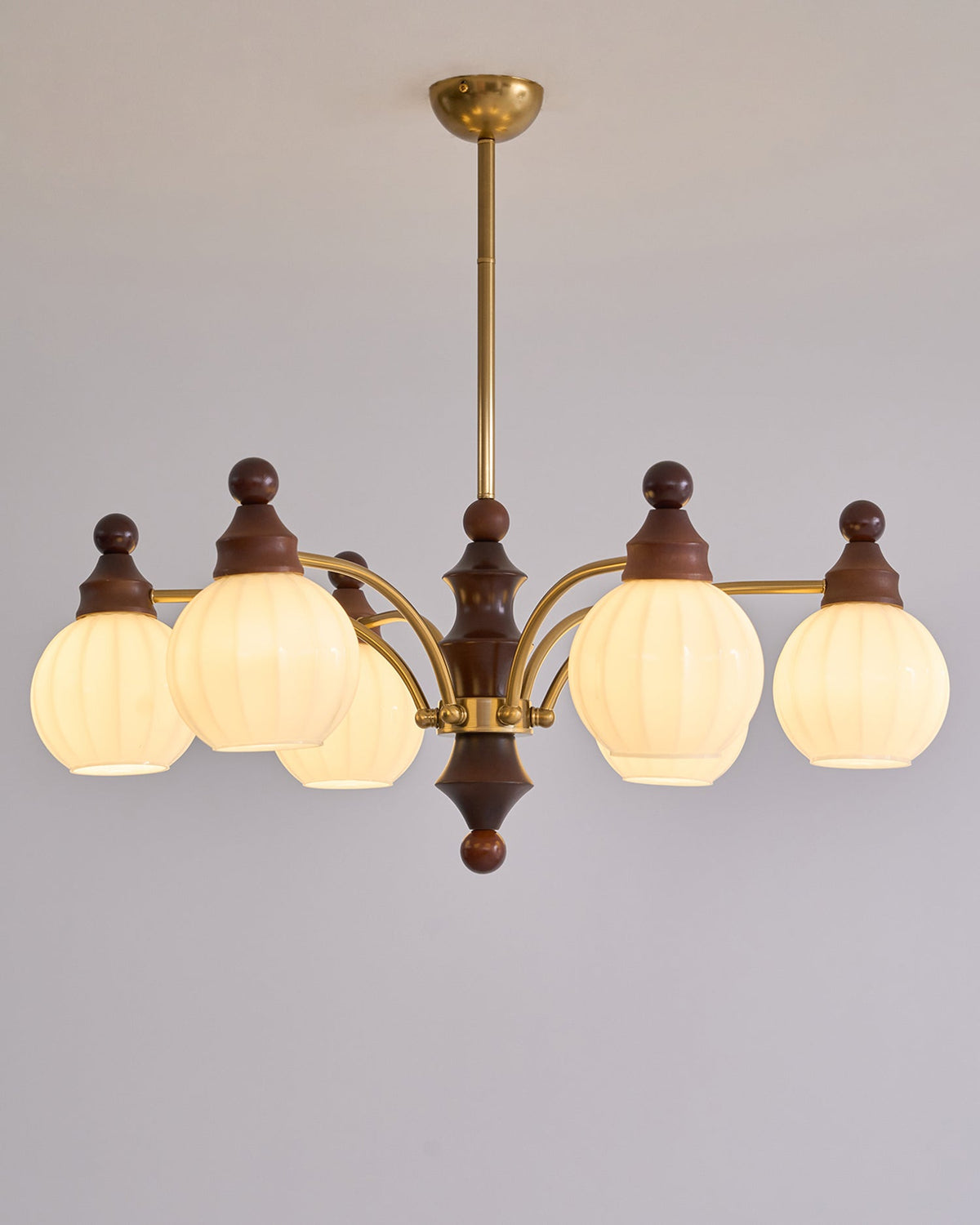 Ophelia Blossom Chandelier – Modern Floral Glass Pendant Light for Dining Room and Living Room