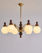 Ophelia Blossom Chandelier – Modern Floral Glass Pendant Light for Dining Room and Living Room