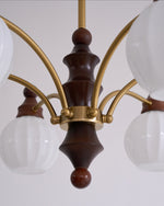 Ophelia Blossom Chandelier – Modern Floral Glass Pendant Light for Dining Room and Living Room