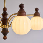 Ophelia Blossom Chandelier – Modern Floral Glass Pendant Light for Dining Room and Living Room