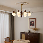 Ophelia Blossom Chandelier – Modern Floral Glass Pendant Light for Dining Room and Living Room