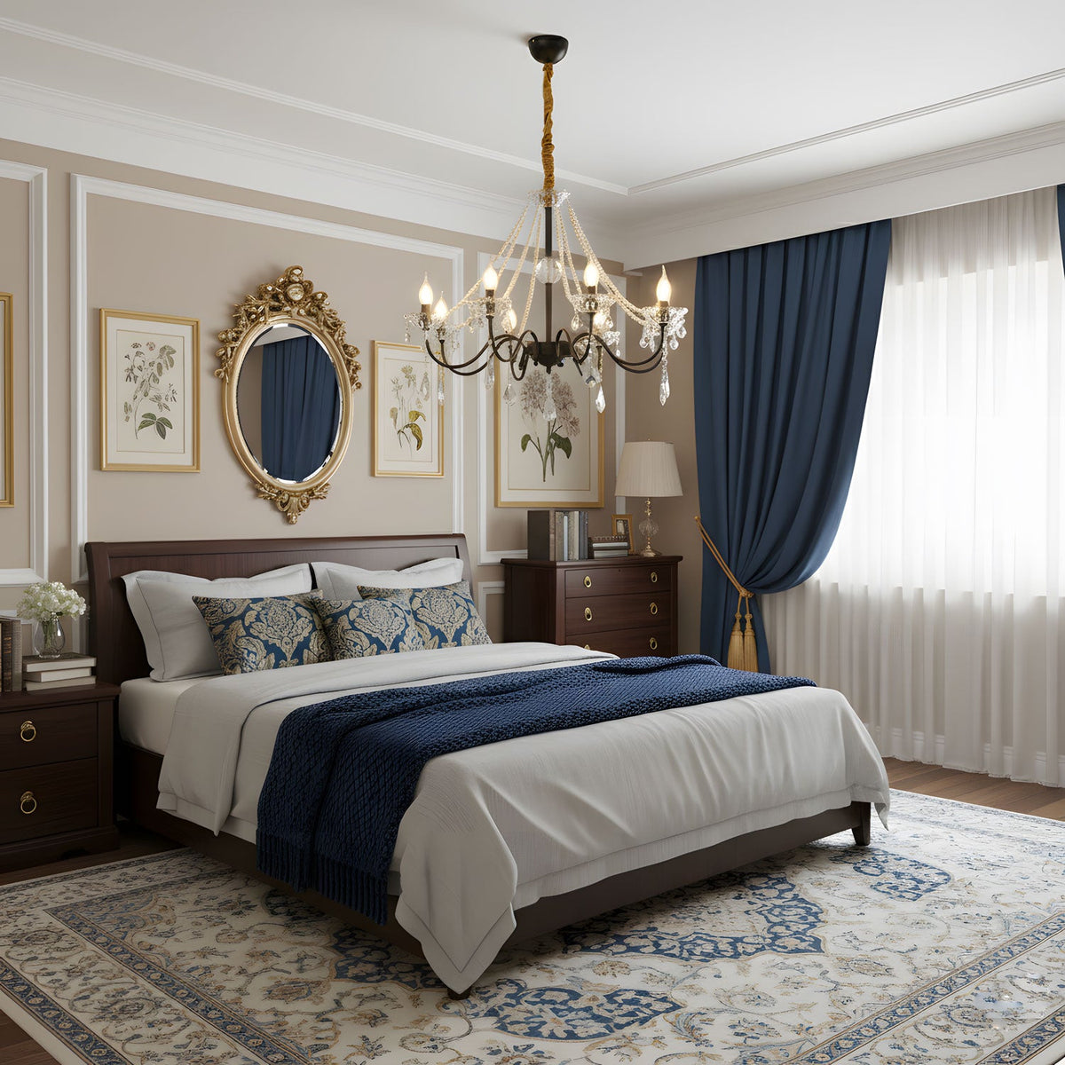 Opulence Crystal Chandelier – Modern Luxury Lighting for Dining Room and Living Room