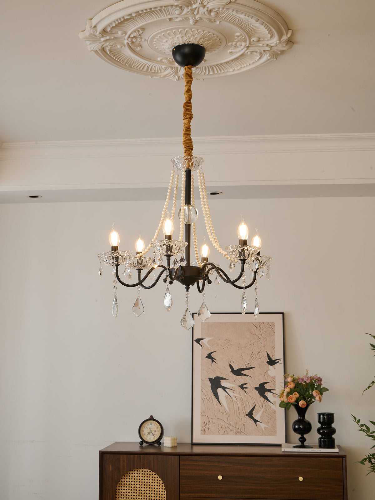 Opulence Crystal Chandelier – Modern Luxury Lighting for Dining Room and Living Room