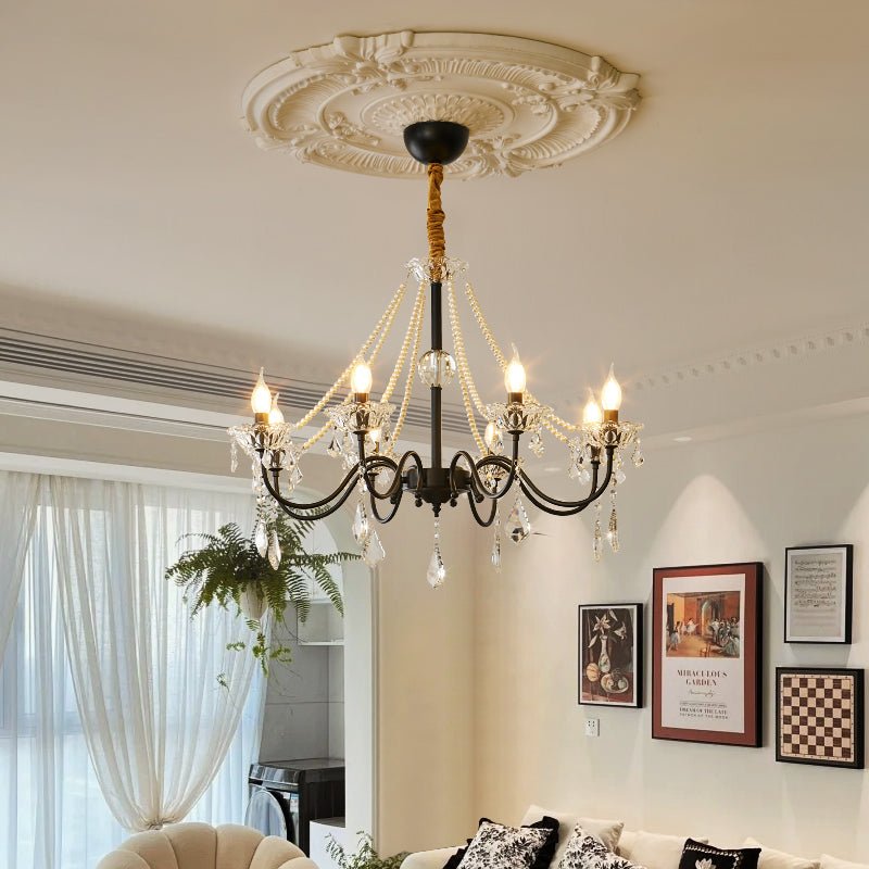 Opulence Crystal Chandelier – Modern Luxury Lighting for Dining Room and Living Room