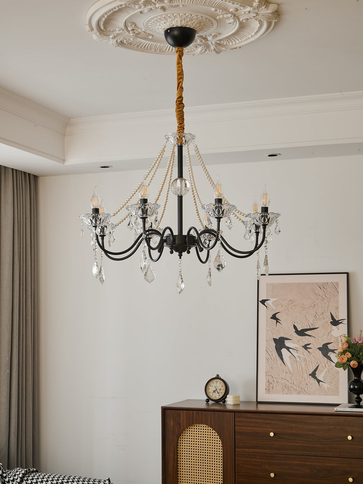 Opulence Crystal Chandelier – Modern Luxury Lighting for Dining Room and Living Room