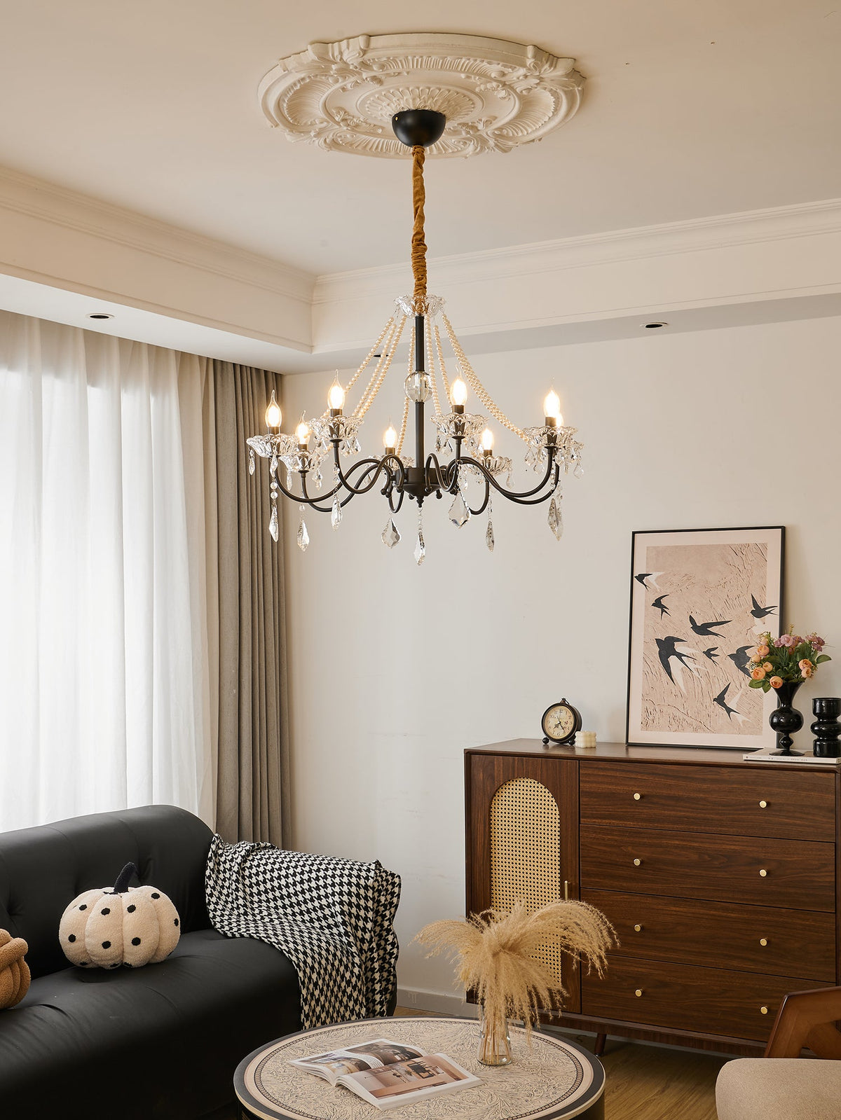 Opulence Crystal Chandelier – Modern Luxury Lighting for Dining Room and Living Room