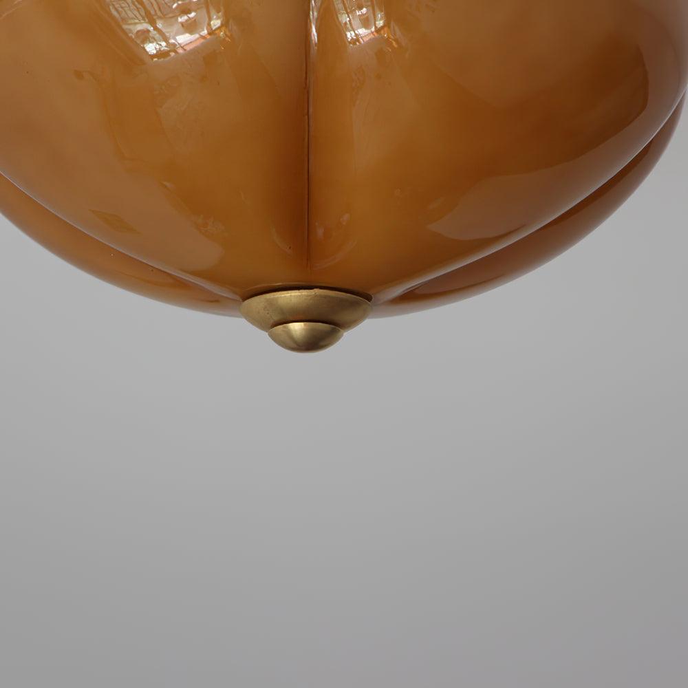 orange-mushroom-ceiling-lamp