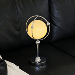Orb Cage Table Lamp – Modern Metal & Glass Desk Lamp for Bedroom, Living Room