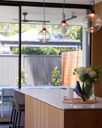 Orb Pendant Light – Modern LED Glass Sphere Lamp for Dining Room and Living Room