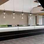 Orb Pendant Light – Modern LED Glass Sphere Lamp for Dining Room and Living Room