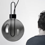 Orb Pendant Light – Modern LED Glass Sphere Lamp for Dining Room and Living Room
