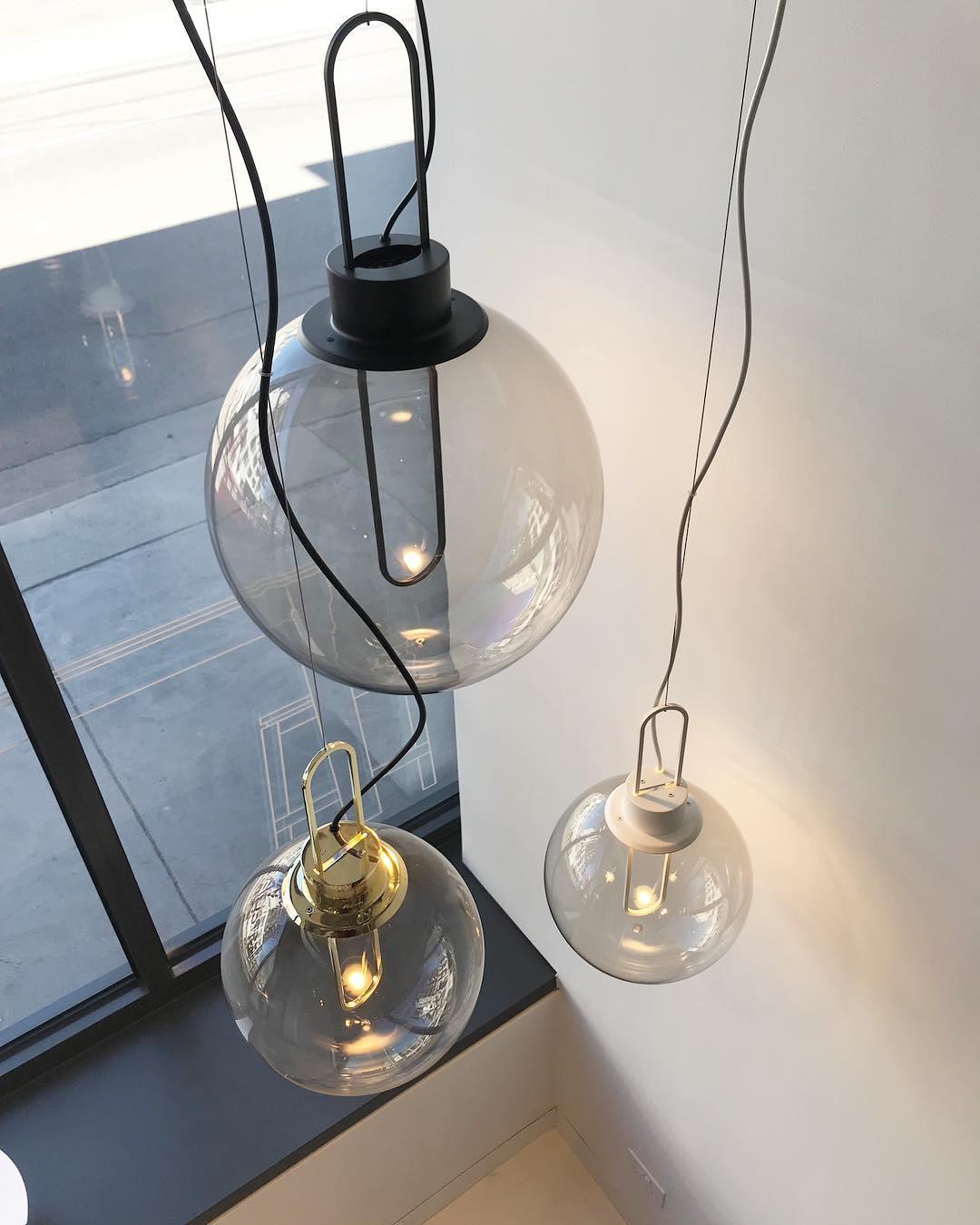 Orb Pendant Light – Modern LED Glass Sphere Lamp for Dining Room and Living Room